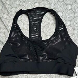 NWT Beyond Yoga Mesh Shimmer Crop Top Sports Bra
